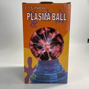 Disco Fever Plasma Light Ball Glass Globe  Sphere Nebula Lighting Electrifying